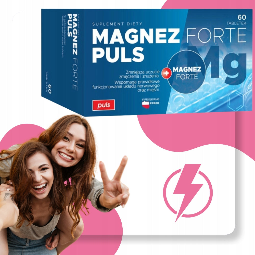 Dietary supplement magnesium with vitamin B6 for fatigue Magnesium Forte Puls 60 tab Medical device no