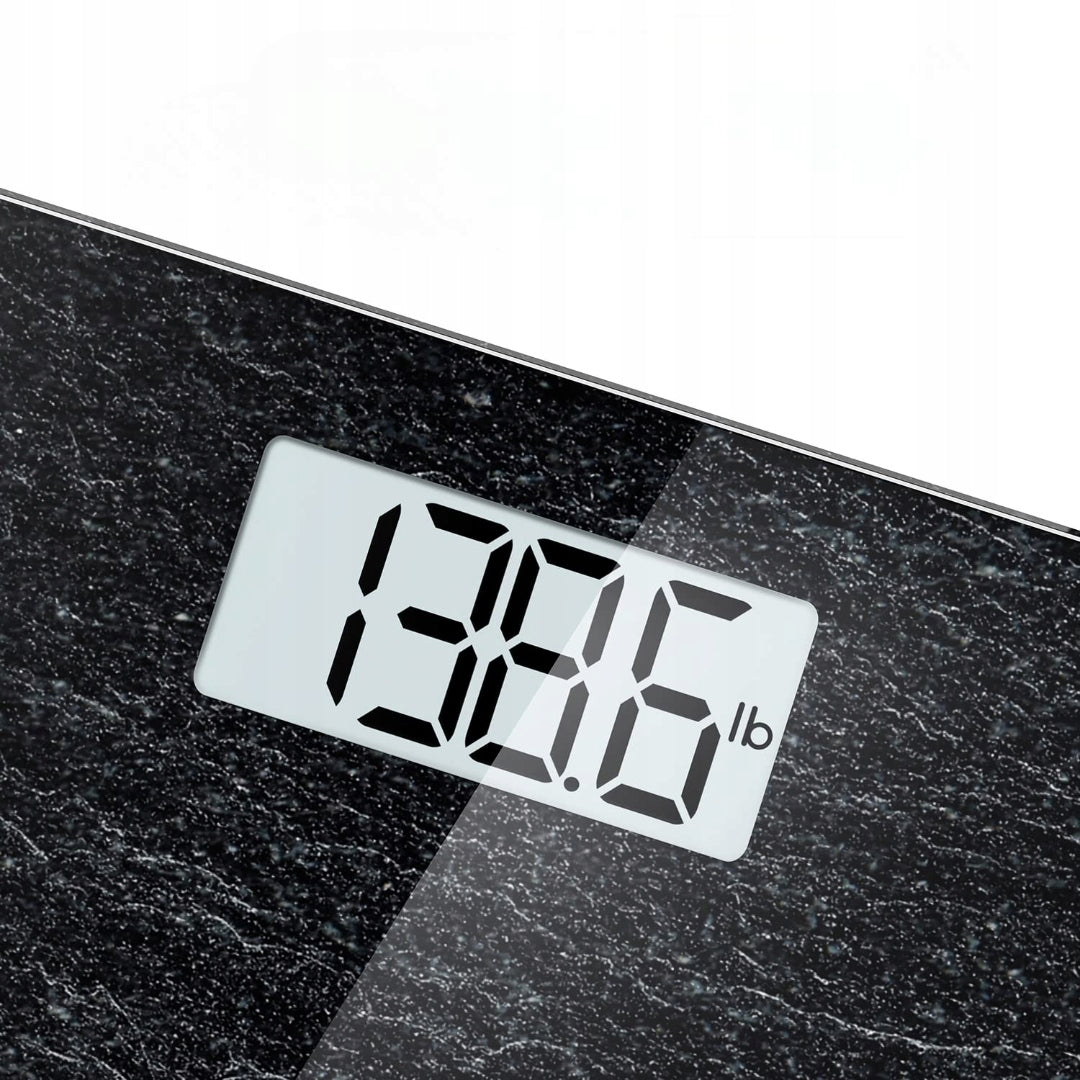 Digital Bathroom Scale With Step-On Technology Precision Sensors Black Model 10ob