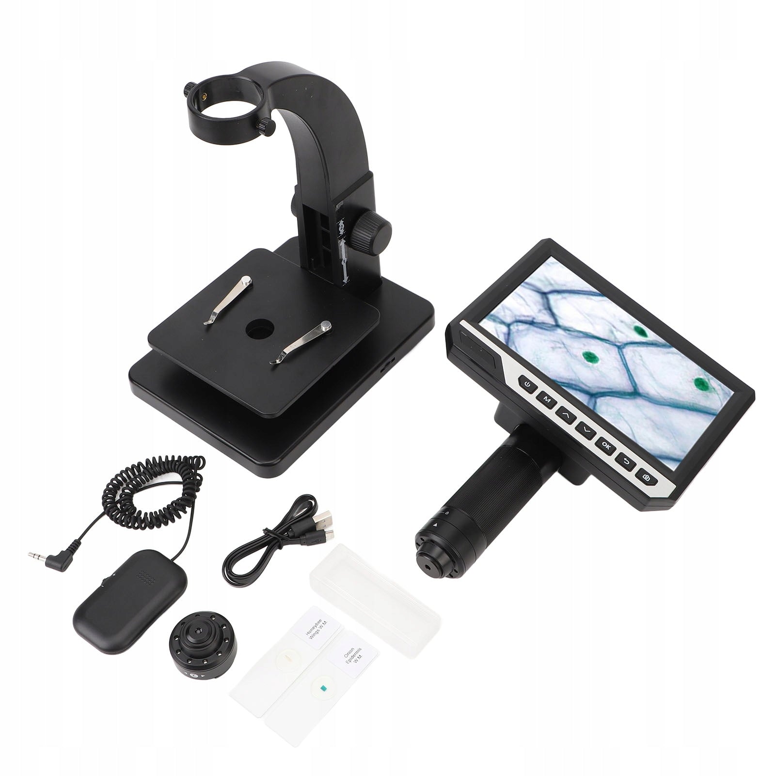 Digital Biological Microscope 500X 2000X Dual Lens 10 EP
