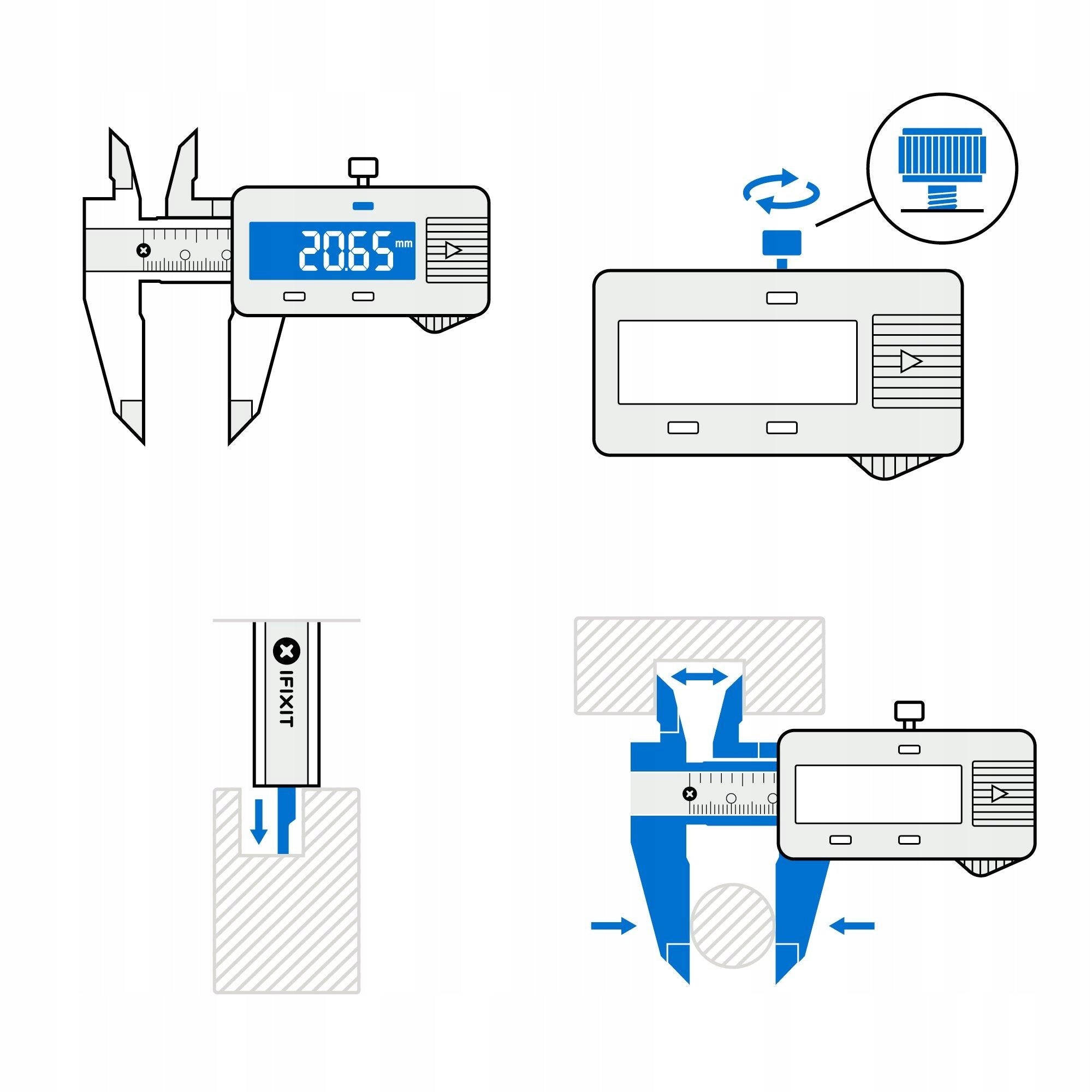 Digital Caliper iFixit Digital Caliper Manufacturer code EU145016