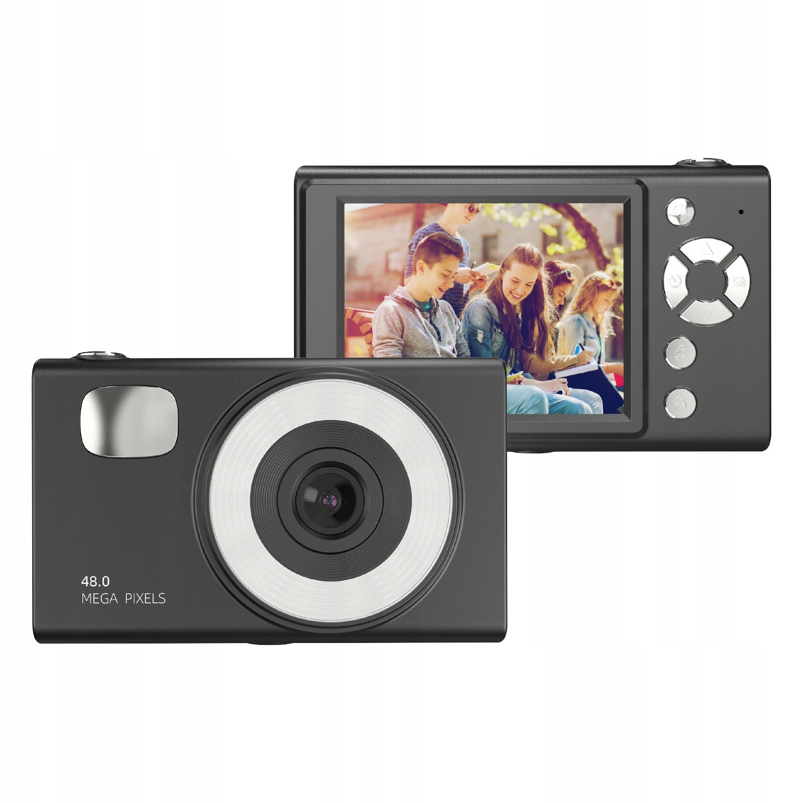 Digital Camera 1080p Digital Video Camera 48MP 2,8 Inch TT Batteries included no