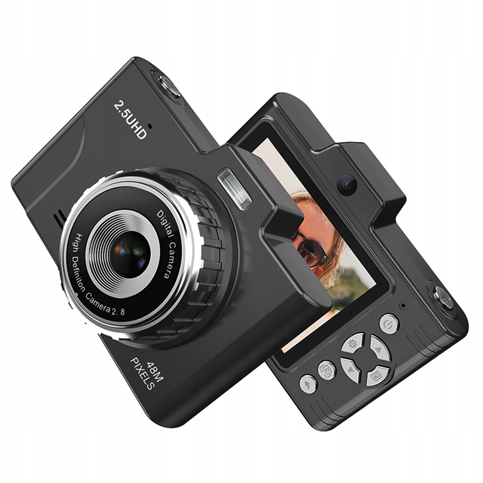 Digital Camera 2,5K Digital Video Camera Kid Camera 48MP CCD 4W Camera
