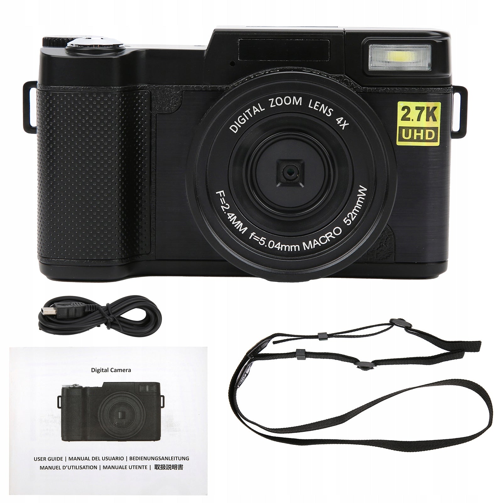 Digital Camera 3 Inch HD 2.7K 30MP P12D110 LCD Screen Manufacturer code 85270631-8f80