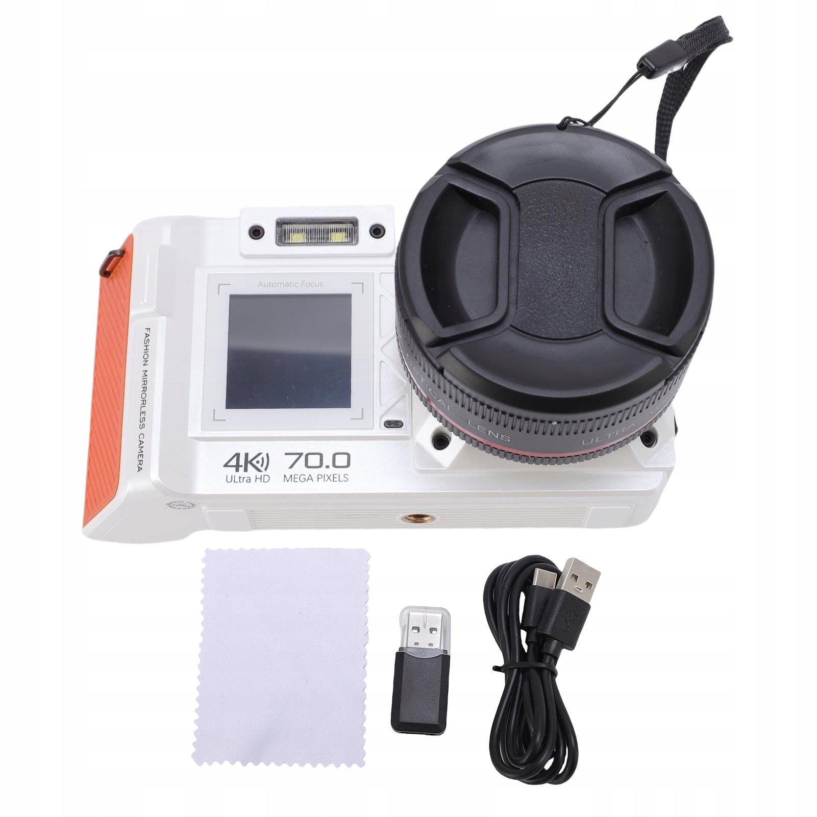 Digital Camera 4K 70MP 50x Zoom Auto Focus Wide Angle F1.8 C4 Camera