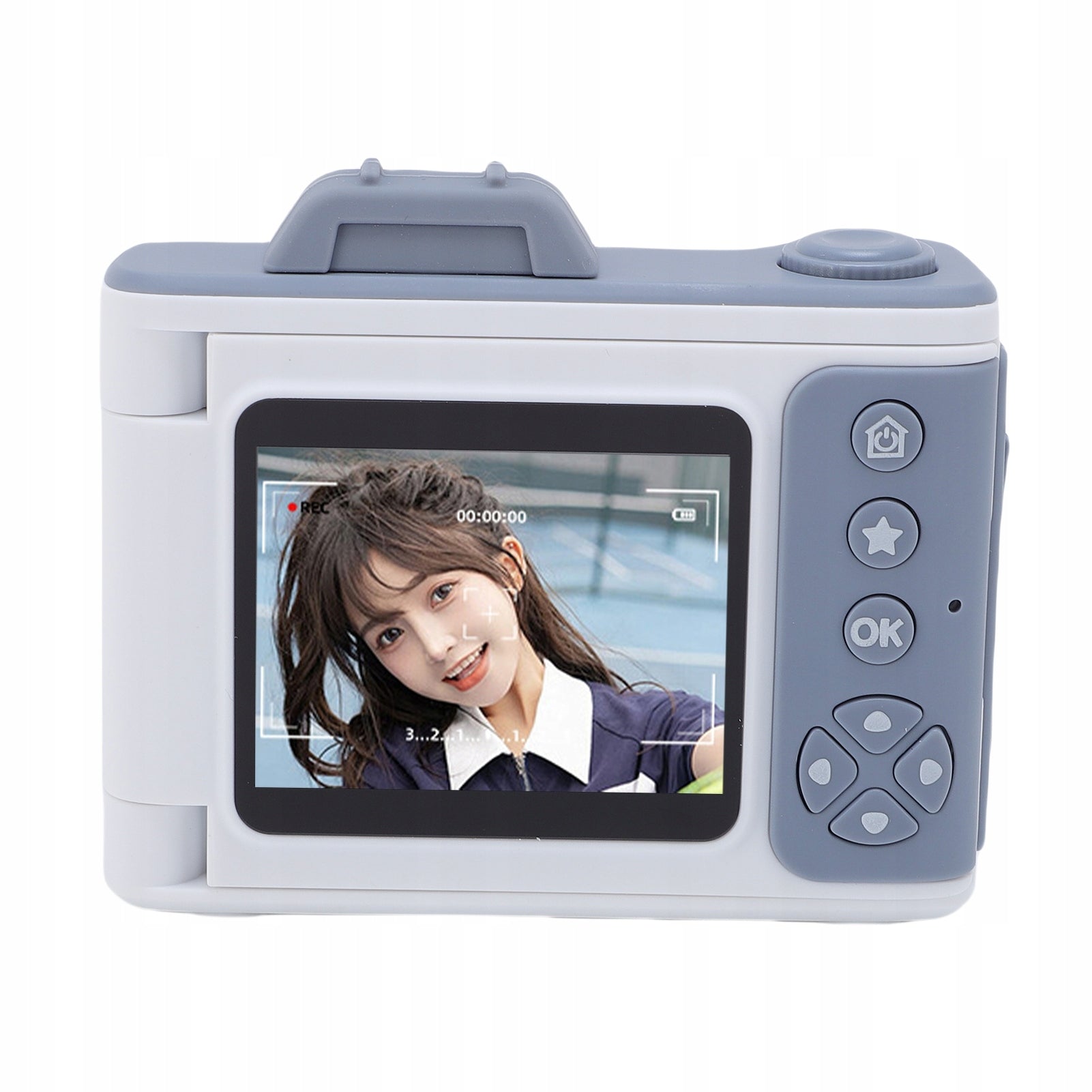Digital Camera 66MP 2,5k 16x Zoom 2,4 inch LED Light 180° Screen PD