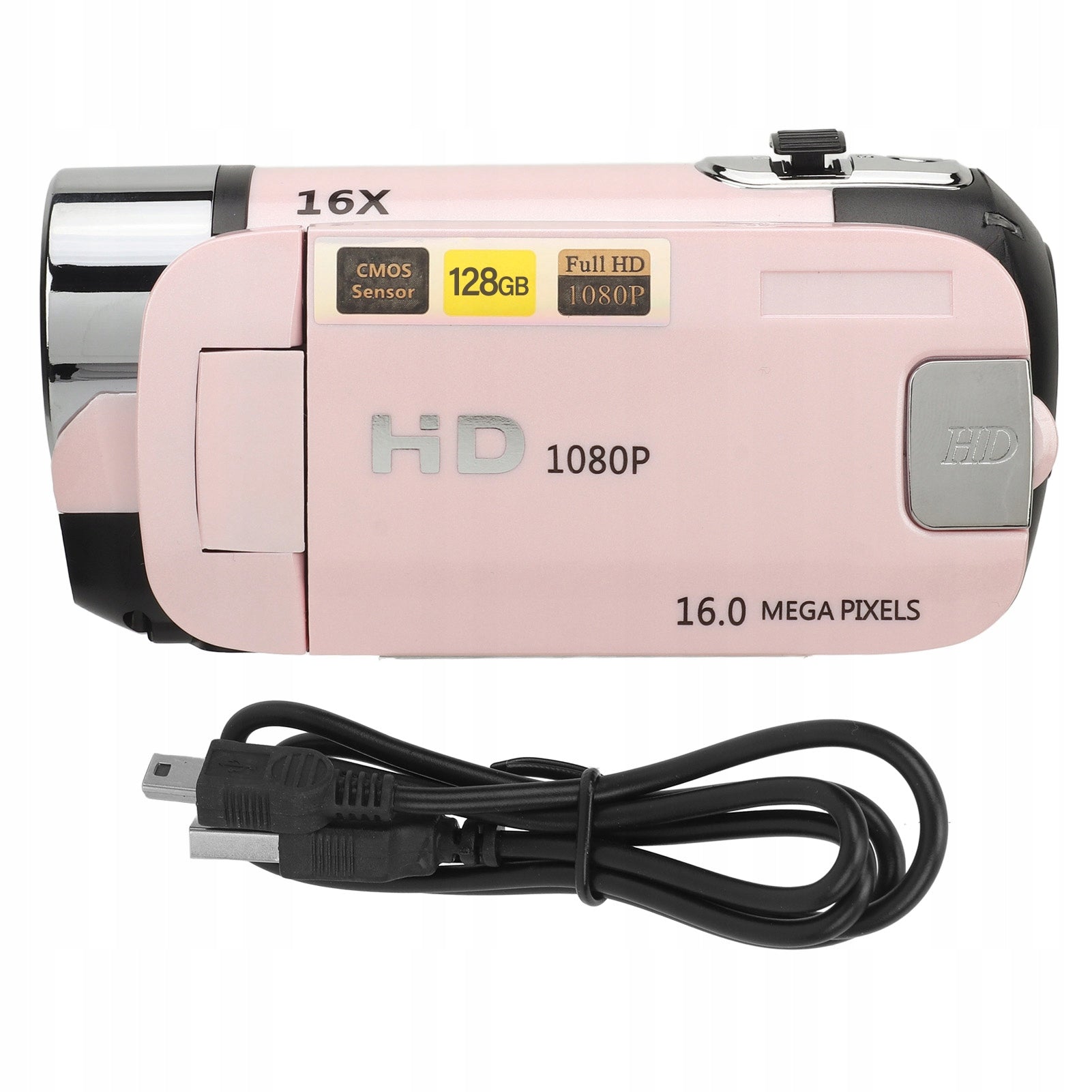 Digital Camera D90 1080P 16MP 2,4 Inch AC Rotating Screen Camera