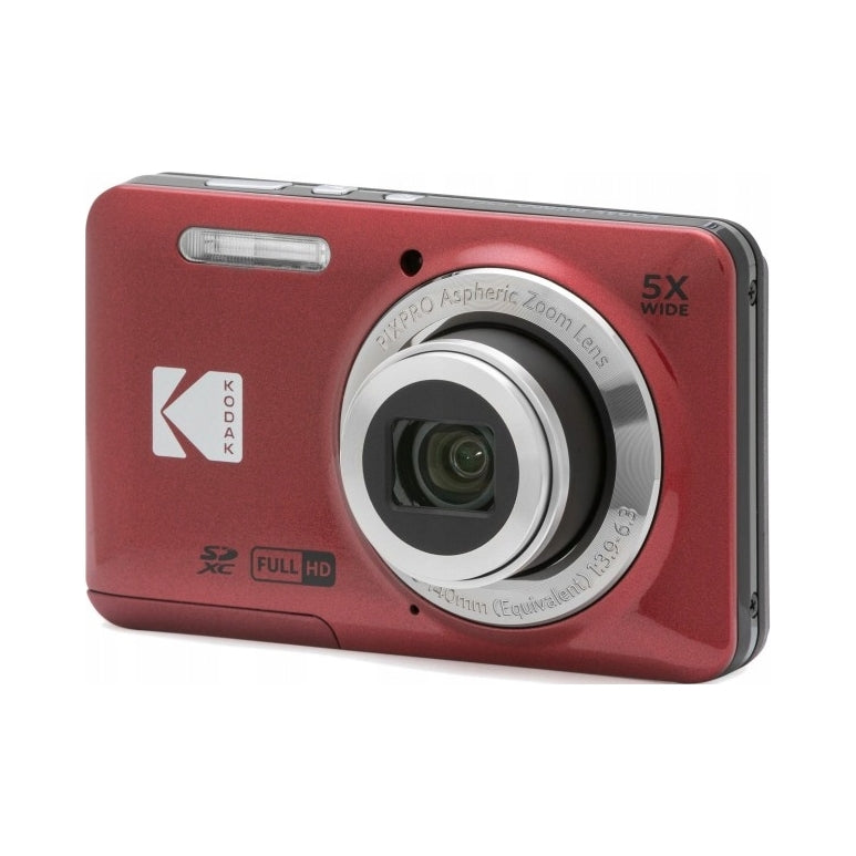 Digital Camera Kodak FZ55 Red 16MP ZOOM X5 FULL HD