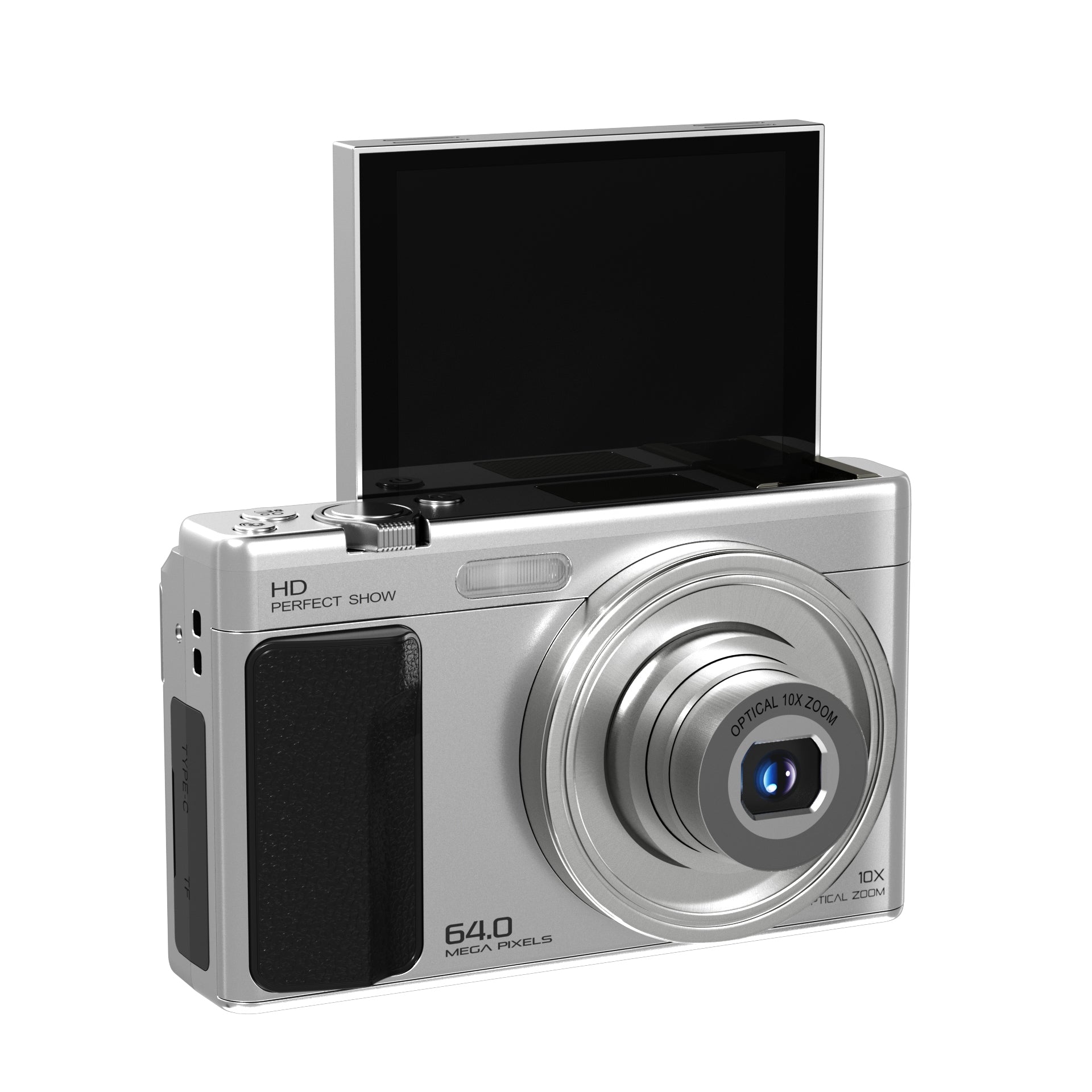 Digital Camera XREC C89 64MP 4K 10x ZOOM OPTICAL Rotating LCD Screen 3,2"