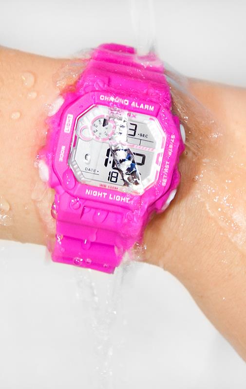 Digital Children's Sports Watch XONIX WR100m Case material synthetic material