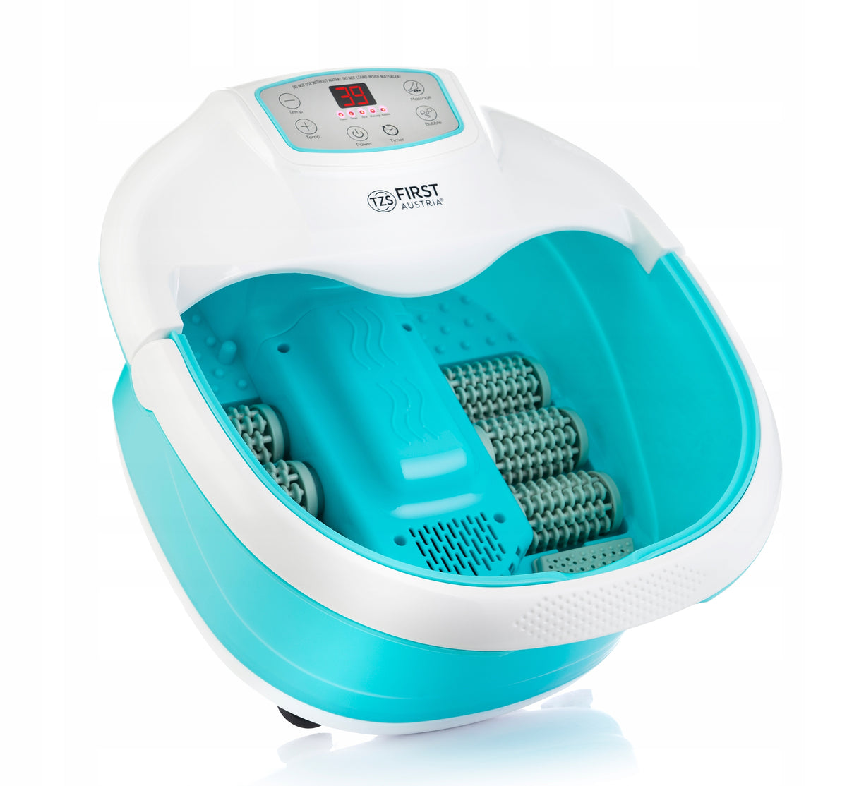 Digital Foot Massager Water SPA With Auto Rollers TZS First Austria 450W