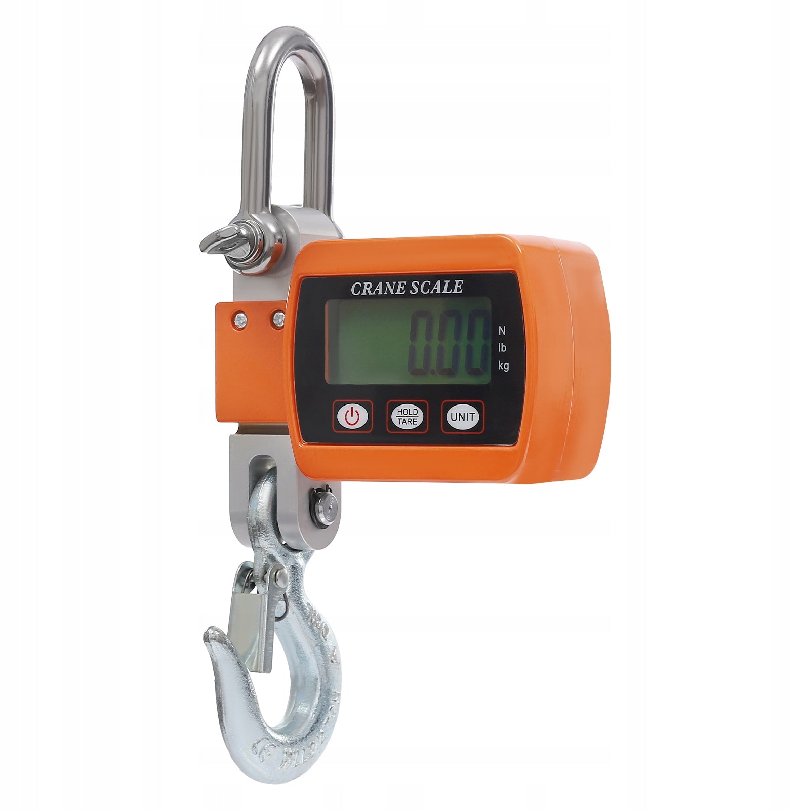 Digital Hanging Crane Scale Portable Mini Crane Scale Hanging Scale Orange