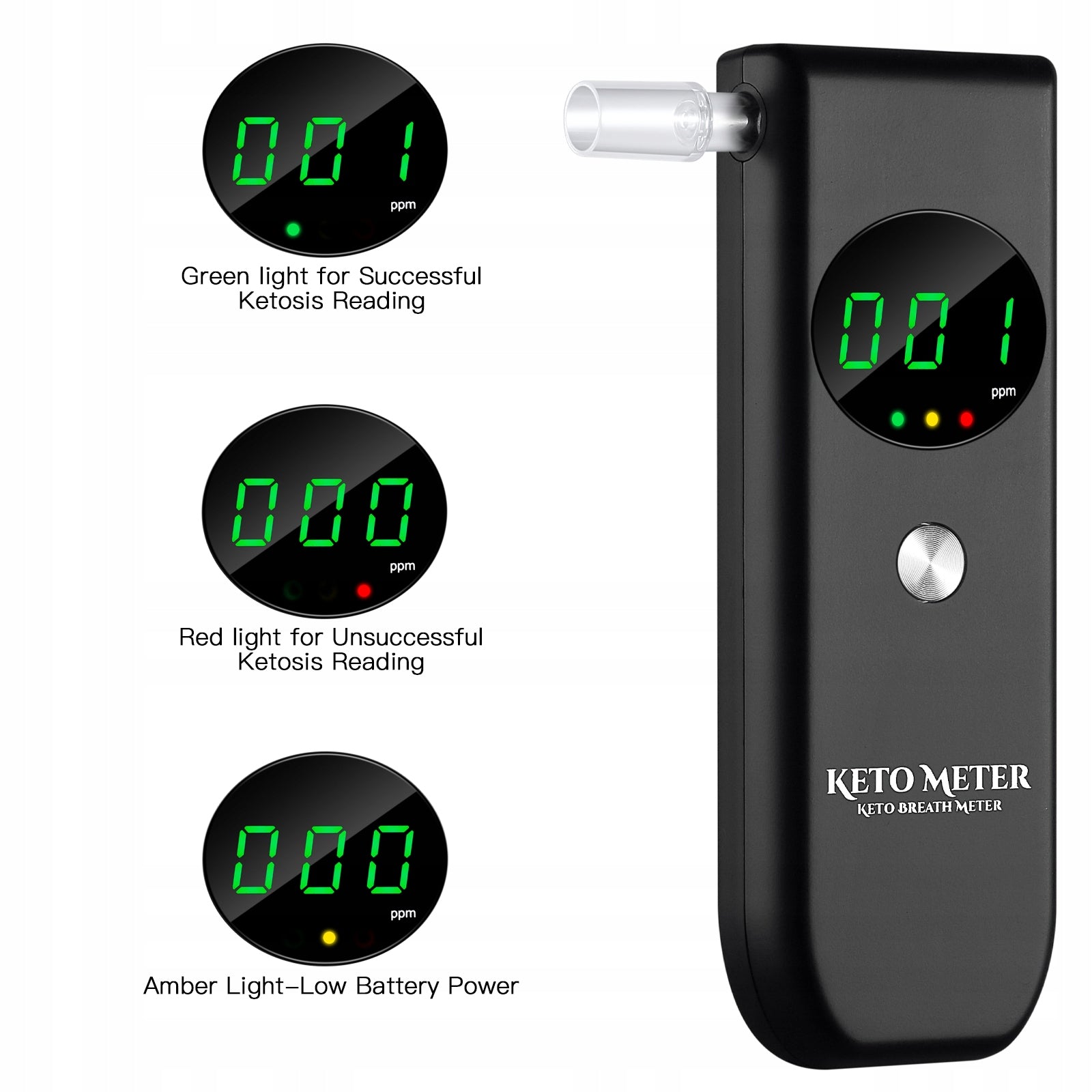 Digital Ketone Breath Analyzer Accurate for Ketogenic Diet Manufacturer code BD5F612B5D6