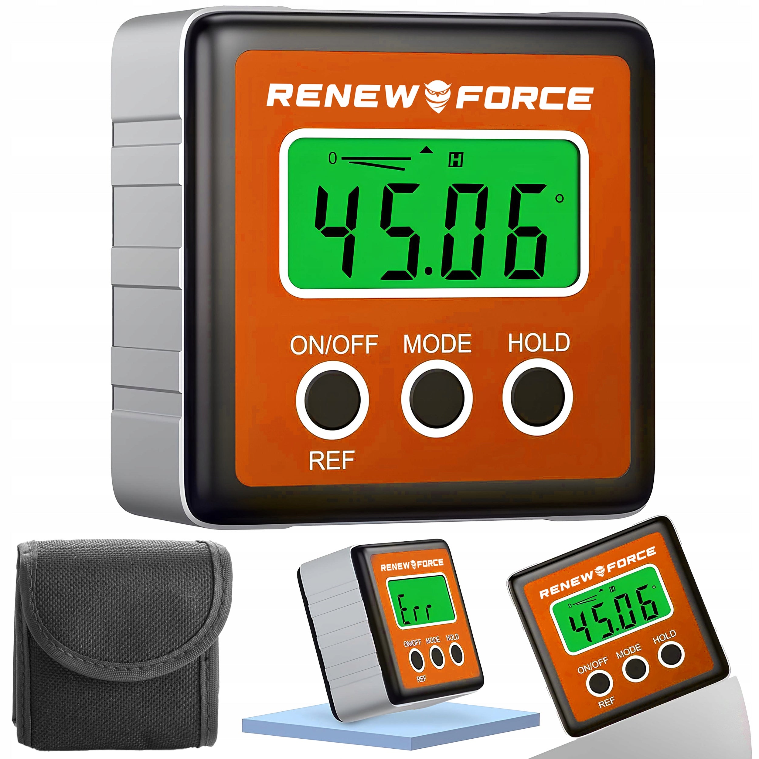 Digital LCD Angle Meter with Magnet, Protractor, Electronic Level