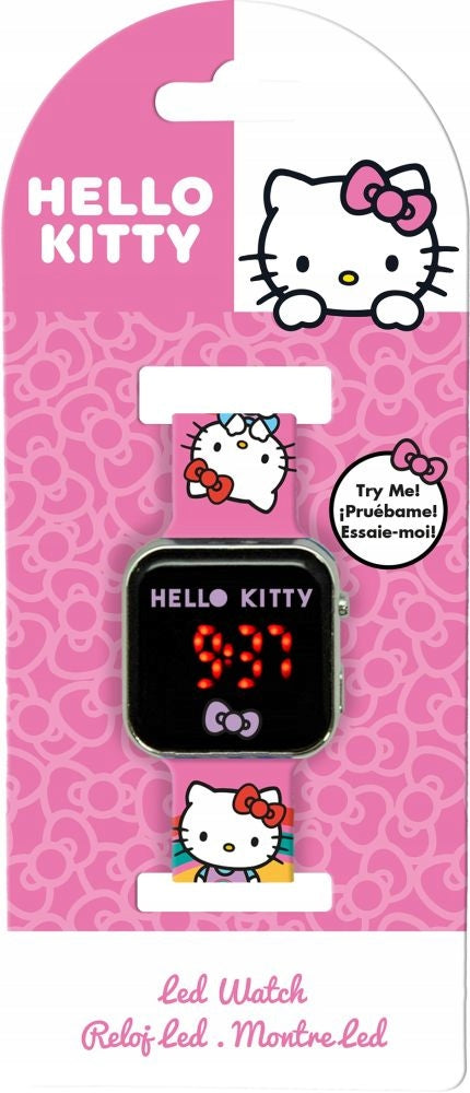 Digital LED DIGITAL Children's Watch for Kids Pink Hello Kitty Packaging status original
