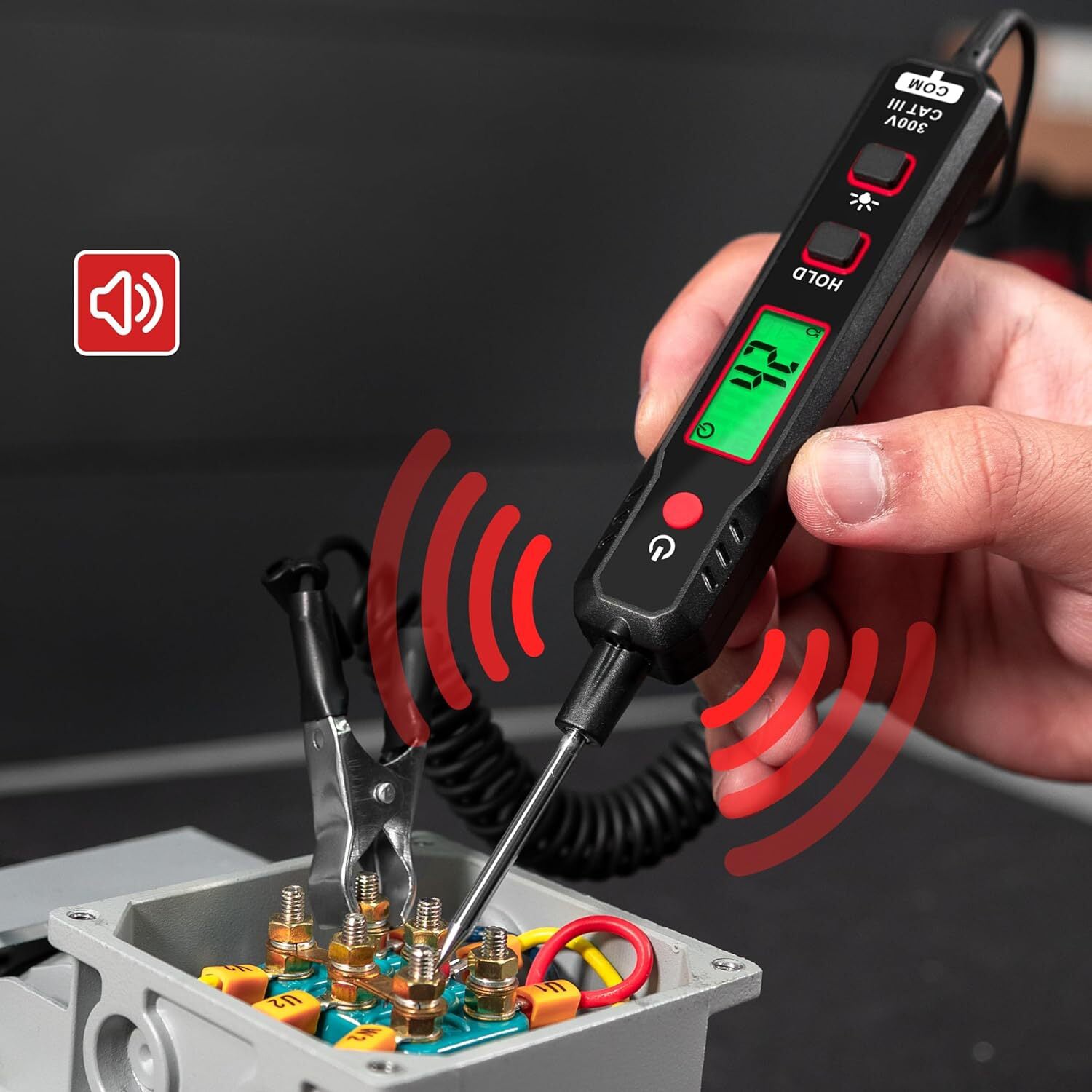 Digital Meter Car Voltage Circuit Tester 0.8-100V Sampler Brand no brand
