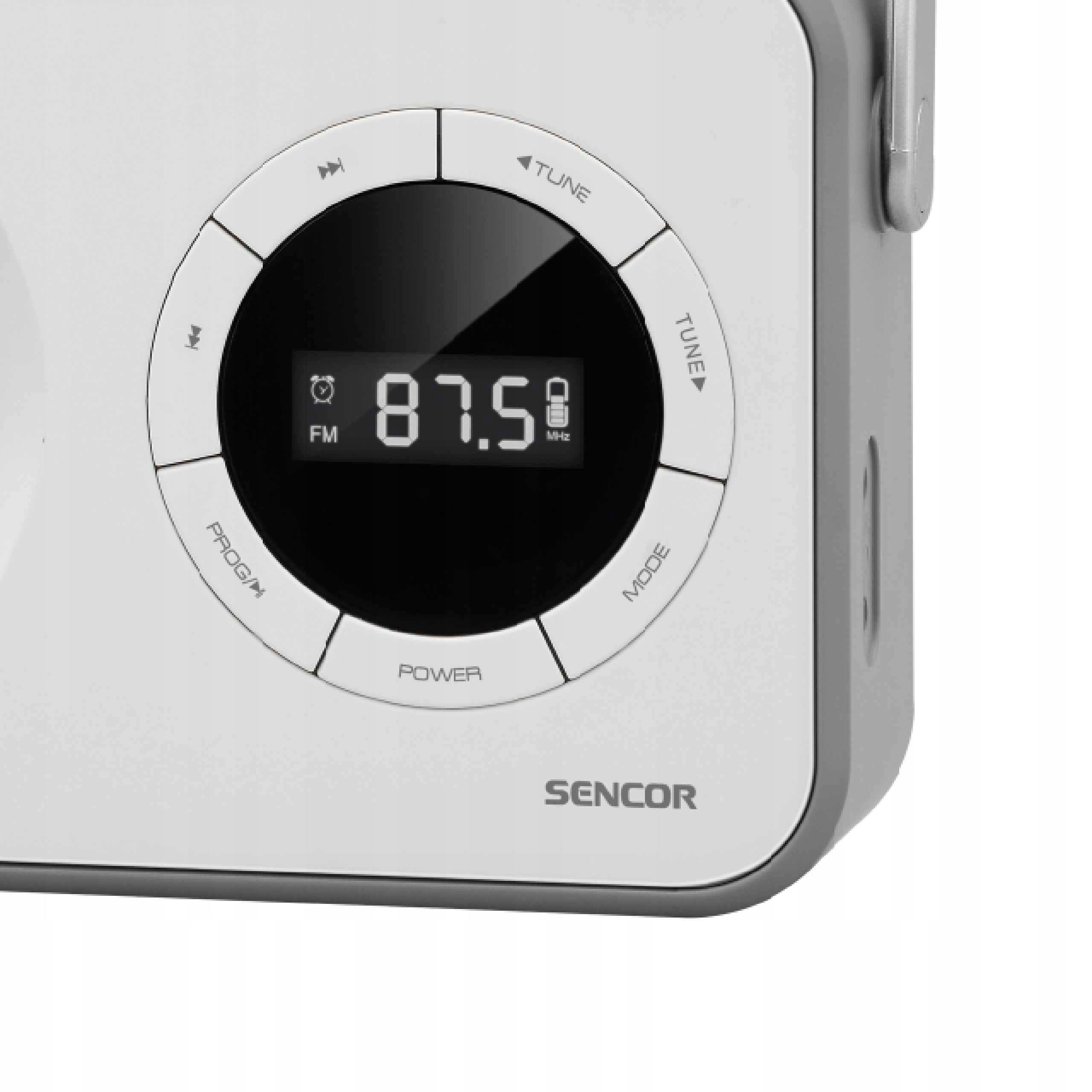 Digital Radio Player Portable Bluetooth FM White Sencor SRD 3200W Packaging status original