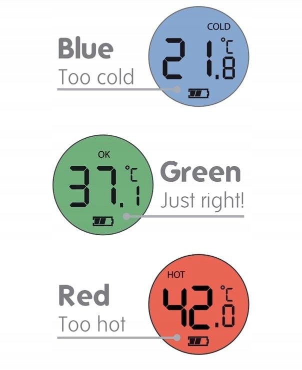 Digital bath thermometer Desert taupe / Luma Brand Luma