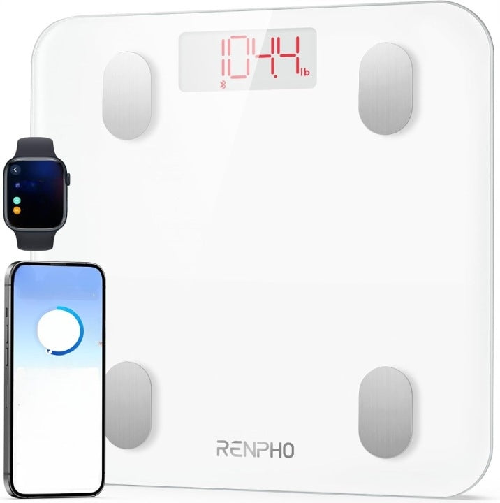 Digital bathroom scale Intelligent with application Renpho ES-26M-WH
