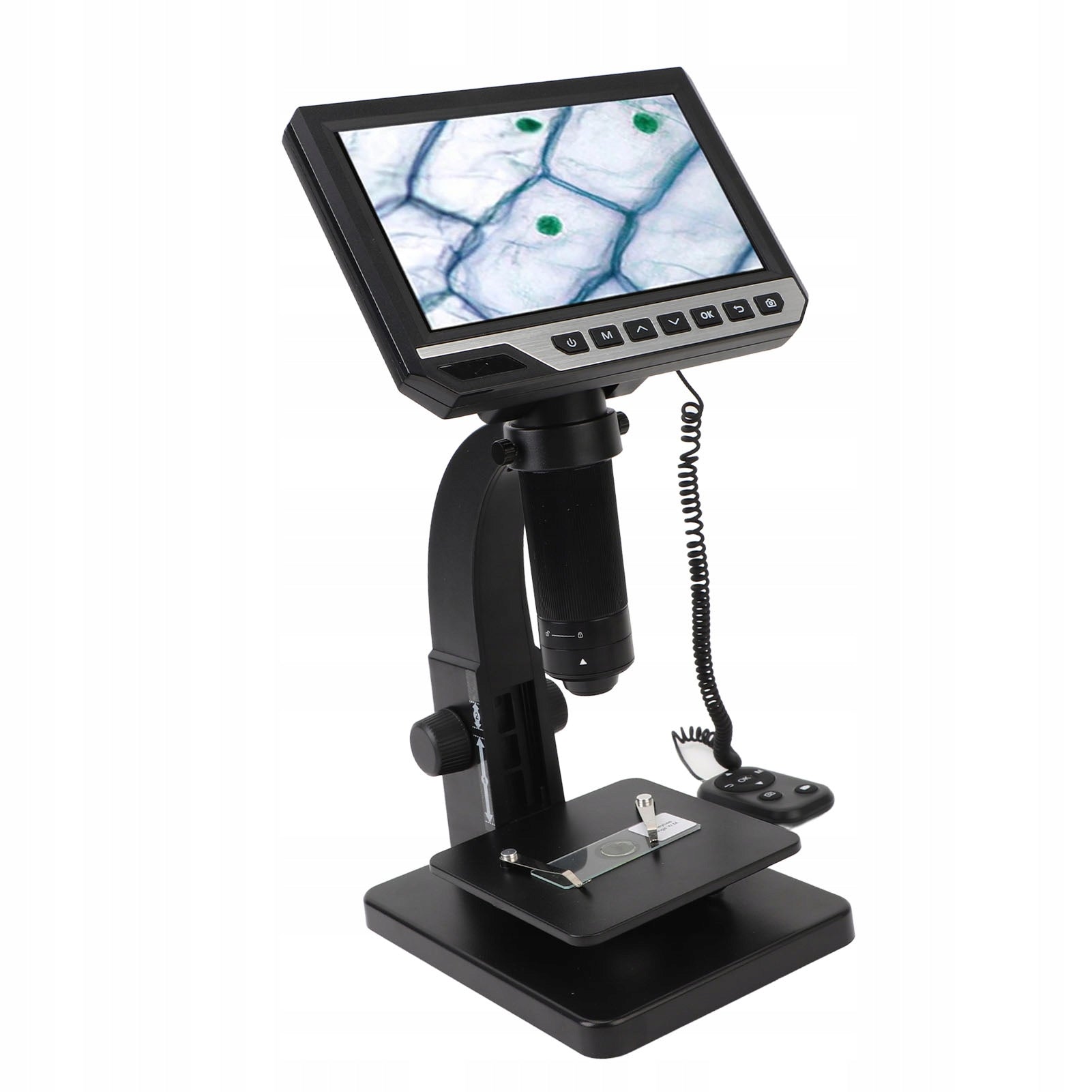Digital biological microscope 500X 2000X dual lens 10 1X