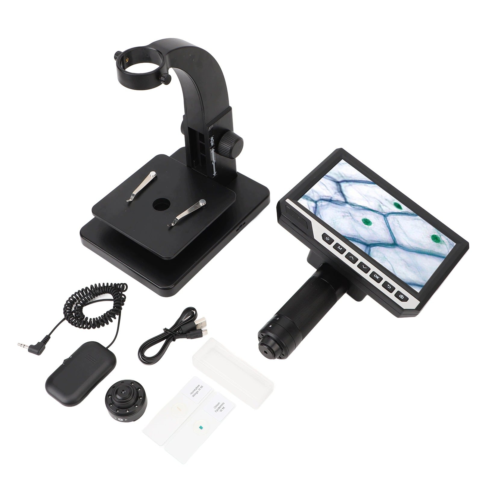 Digital biological microscope 500X 2000X dual lens 10 C8 Brand no brand