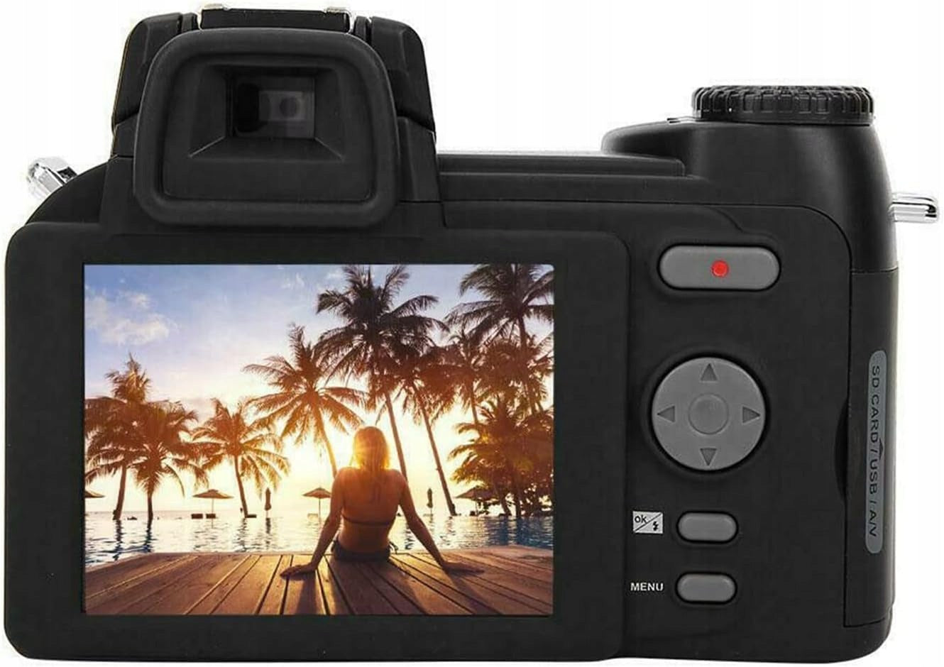 Digital camera 3 lenses Polo D7200 black SLR flash Manufacturer code B45