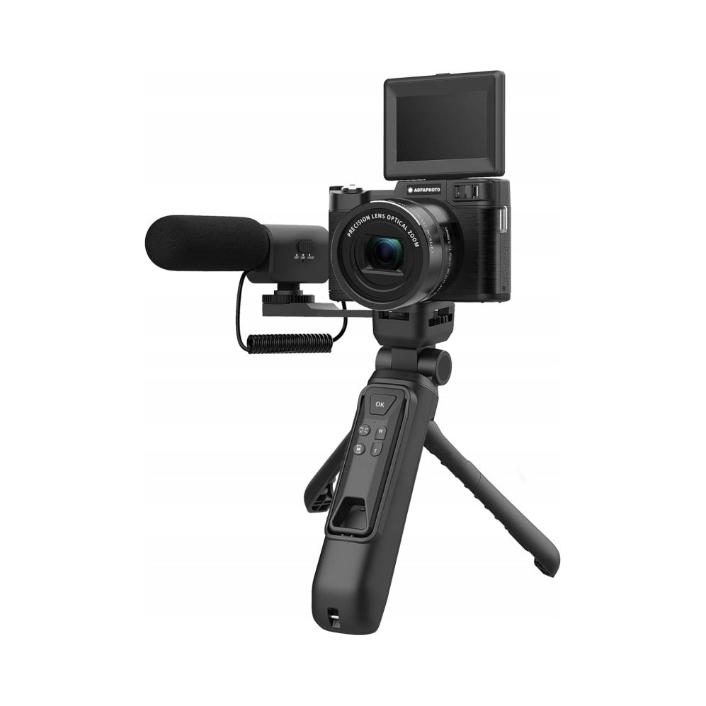 Digital camera AgfaPhoto VLG-4K OPTICAL black, Set Vlogging