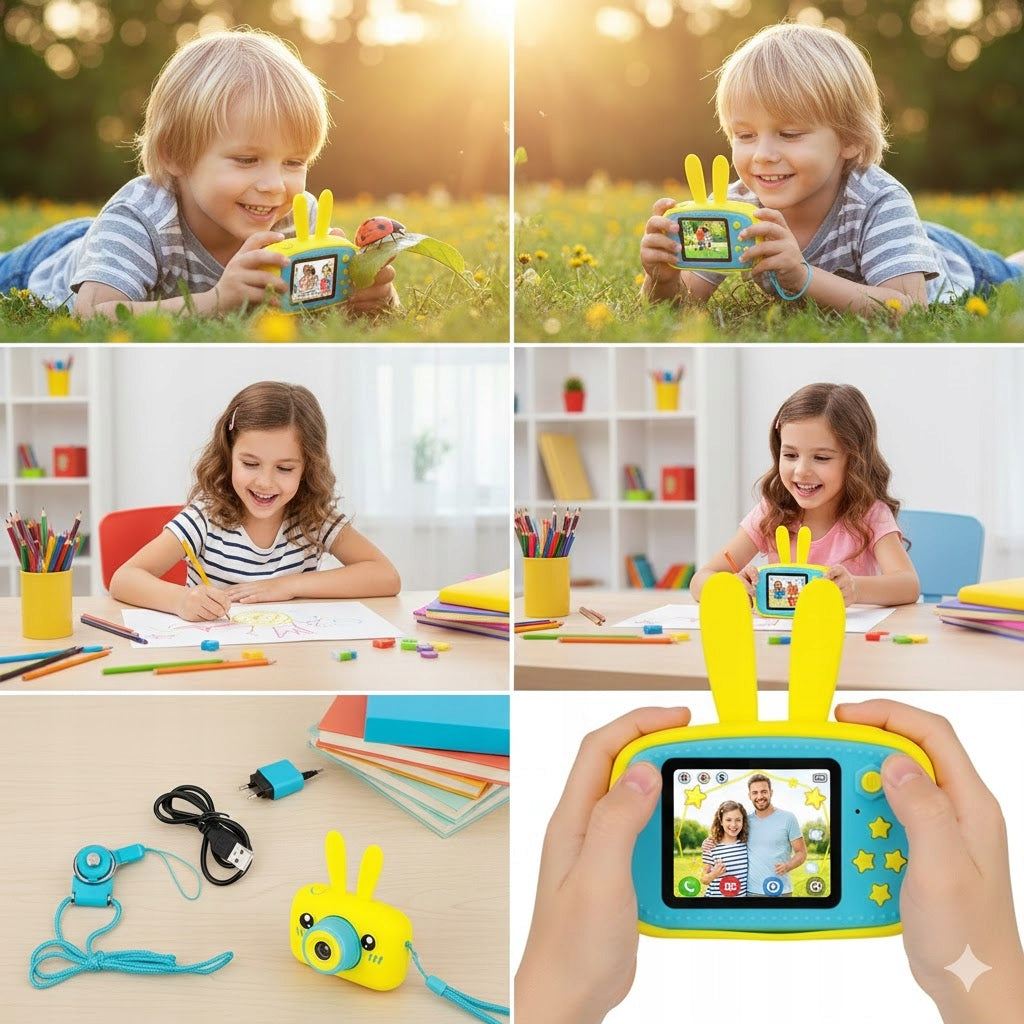 Digital camera for children Extralink H23/H25 + USB microSD games gift Packaging status original