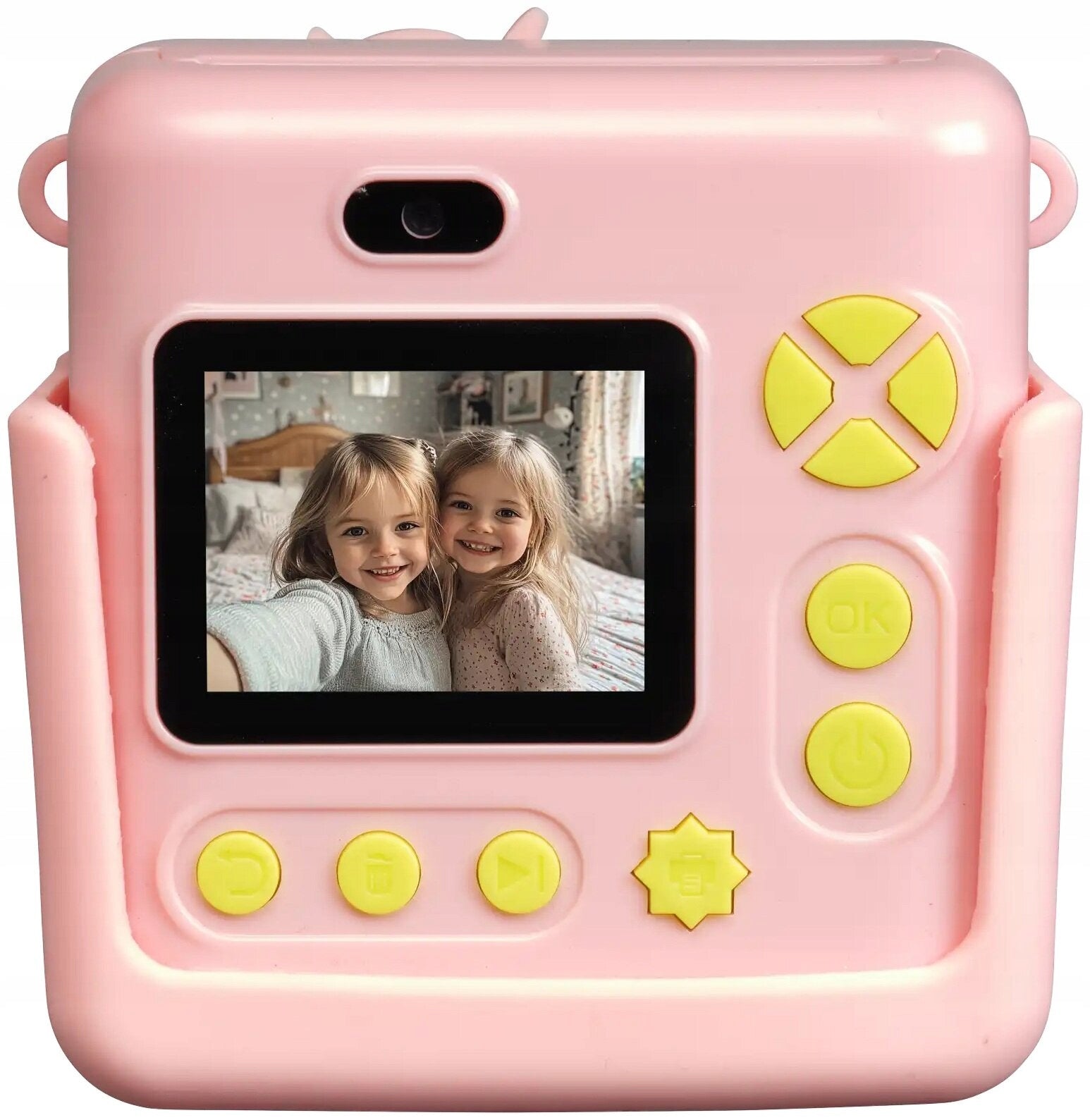 Digital camera for children with thermal printer Denver 2" pink Brand Denver