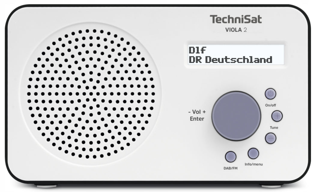 Digital radio TechniSat Viola 2 DAB+ FM Network-battery Display Color white