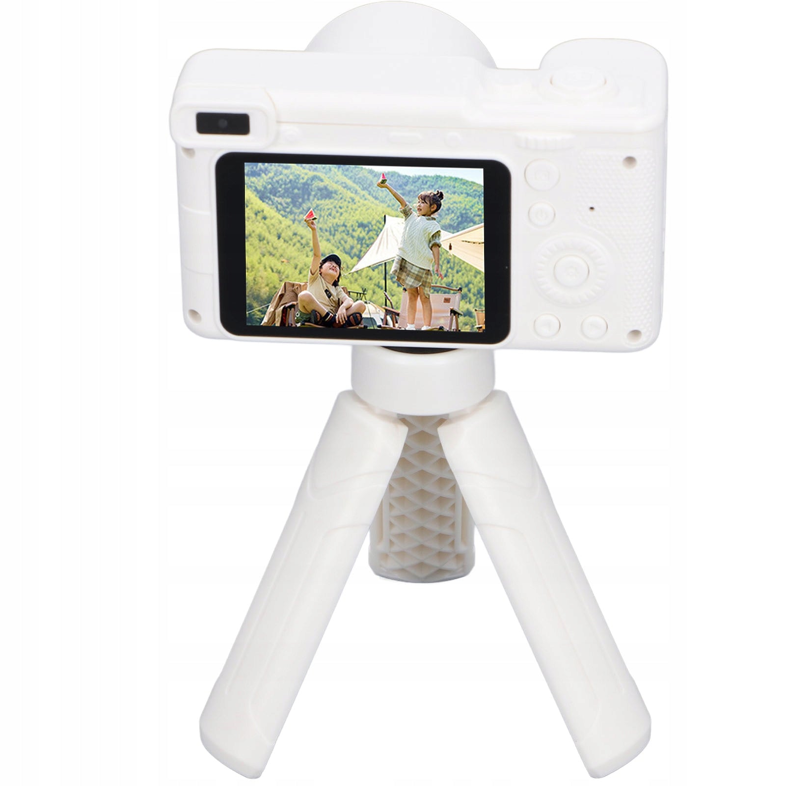 Digital vlogging camera, digital camera with fill lighting d