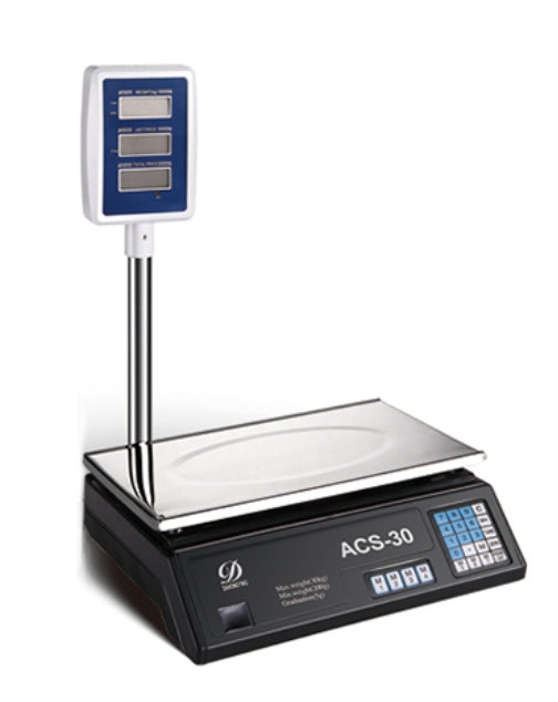 Digitální stolní váha ACS do 40 kg/2 g se stopkou