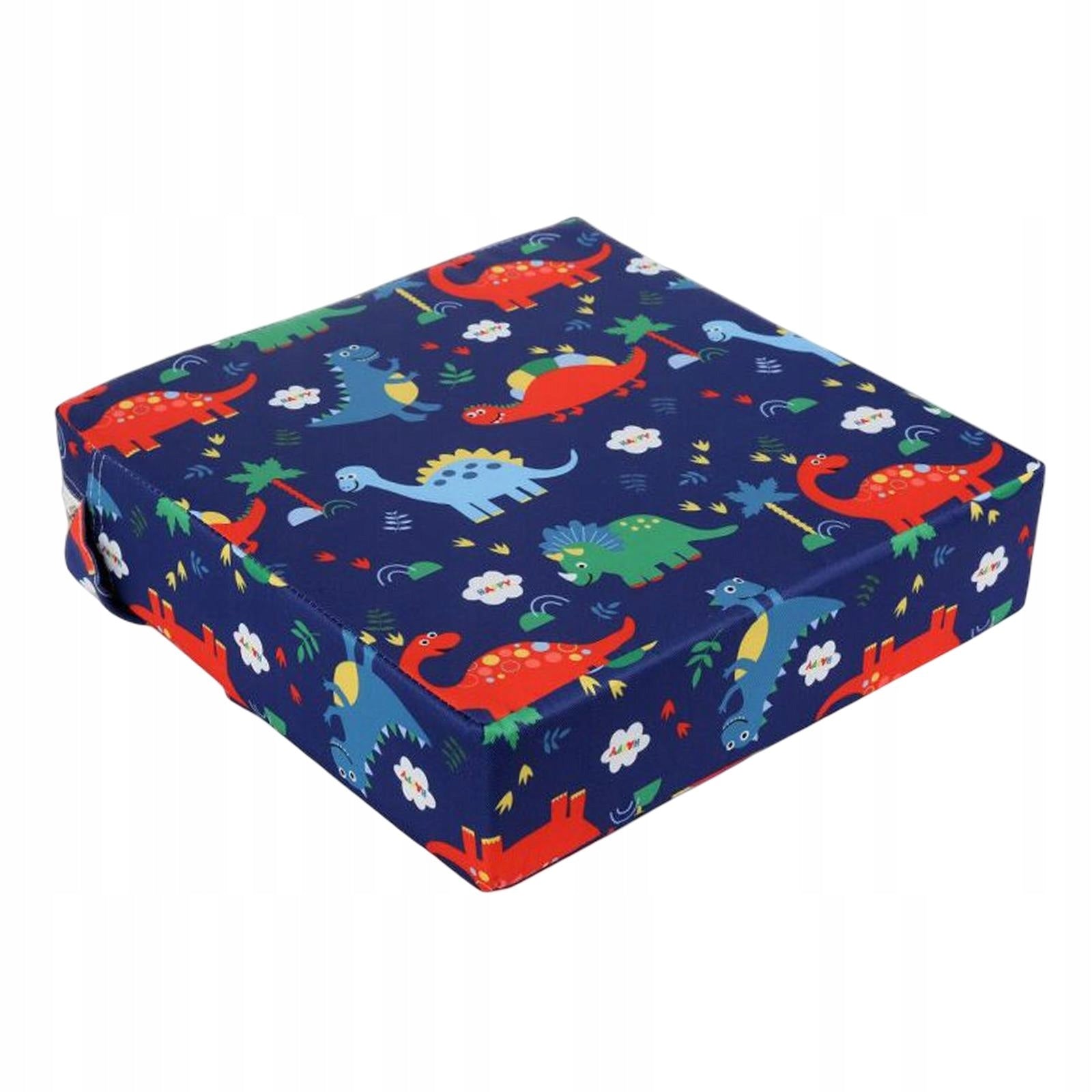 Dining Booster Cushion with Straps, Dinosaur Blue Brand no brand