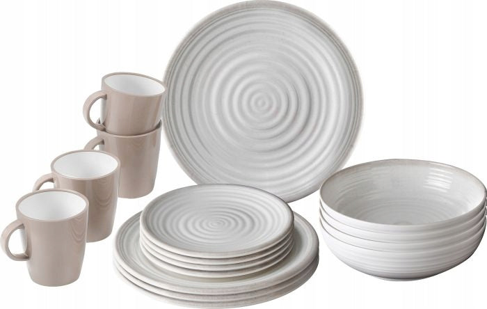 Dinnerware set Tableware for motorhome Savana Brunner