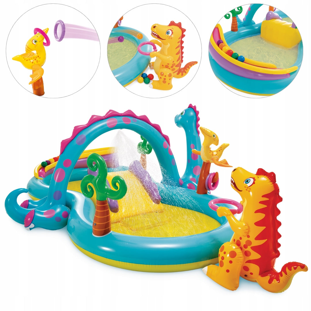Dinoland water playground slide INTEX 57135