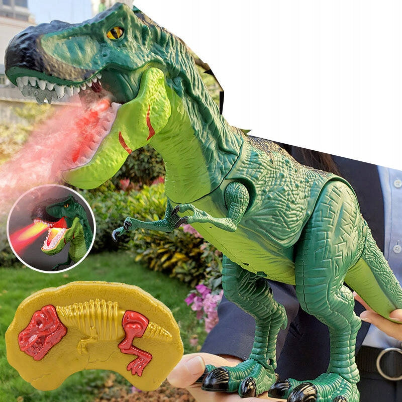 Dinosaur Remote Controlled STEAM ROARS Walks USB CABLE REMOTE CONTROL Character/Title other