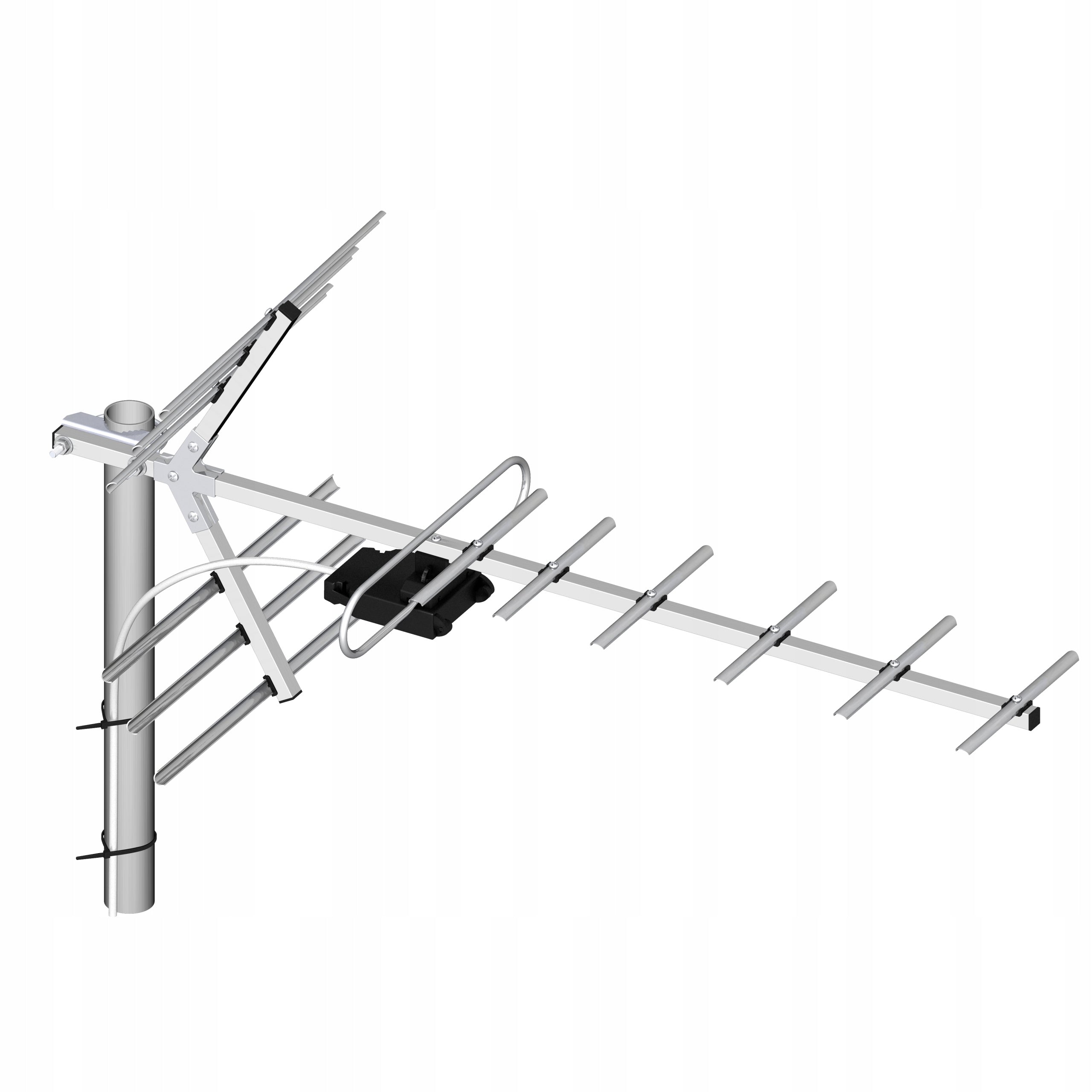 Directional TV antenna Dipol 16/21-48 DVB-T2 UHF LTE700 symmetrizer 12dBi Brand Dipol