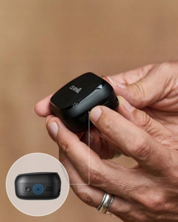 Discreet Nano Sound Amplifier with UV Charging Case and Noise Cancellation Medical device no