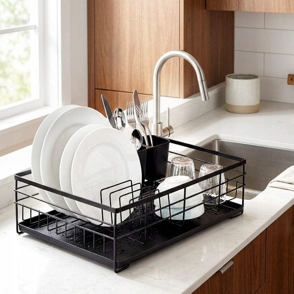 Dish Dryer Single Tier Countertop Sink Dish Plates Packaging status original