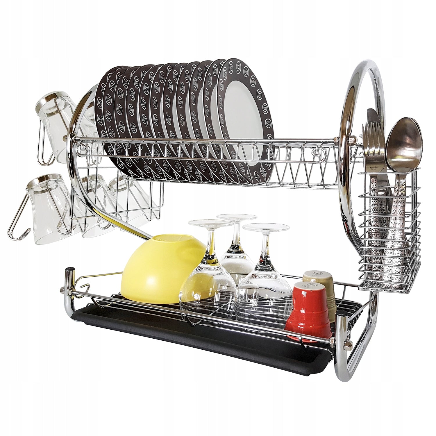 Dish Dryer Standing LARGE drainer plates cutlery Tatkraft Helga XXL