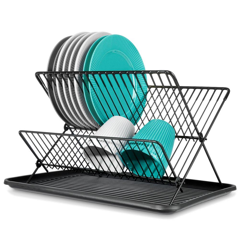 Dish dryer BLACK two-level drainer Brand Vilde