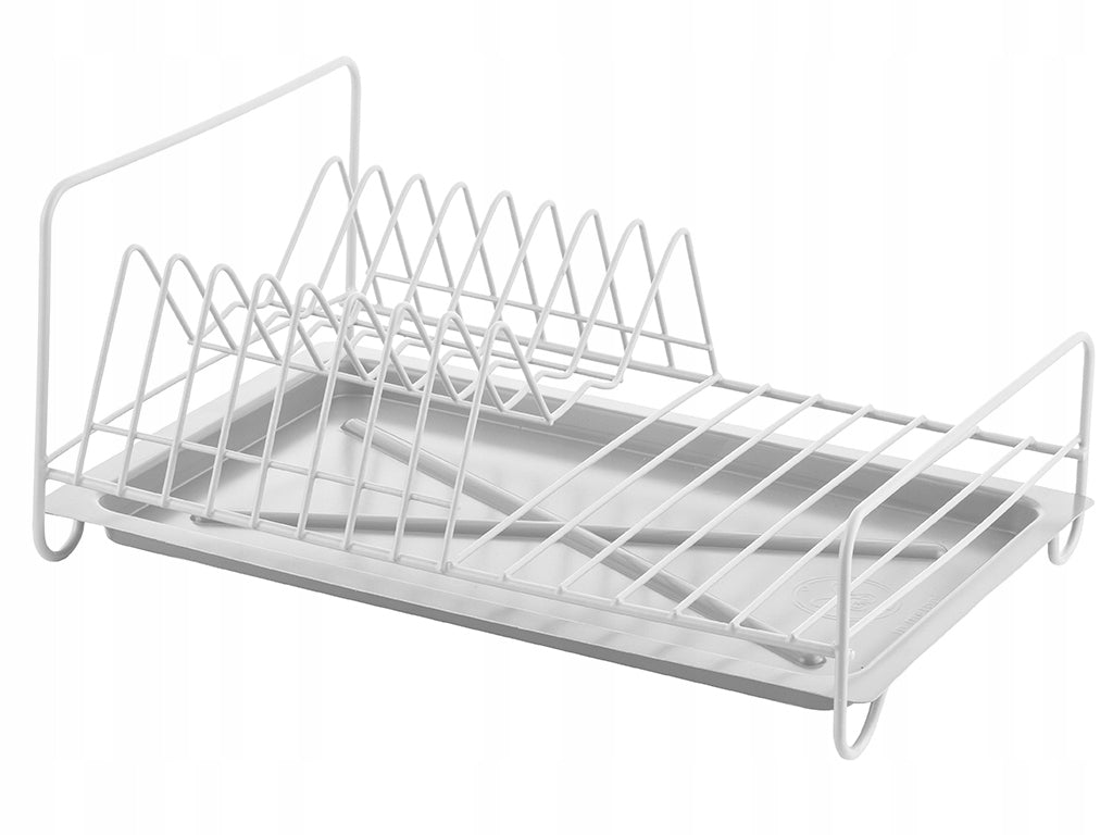 Dish dryer Metpol 35 single level white metal with stand