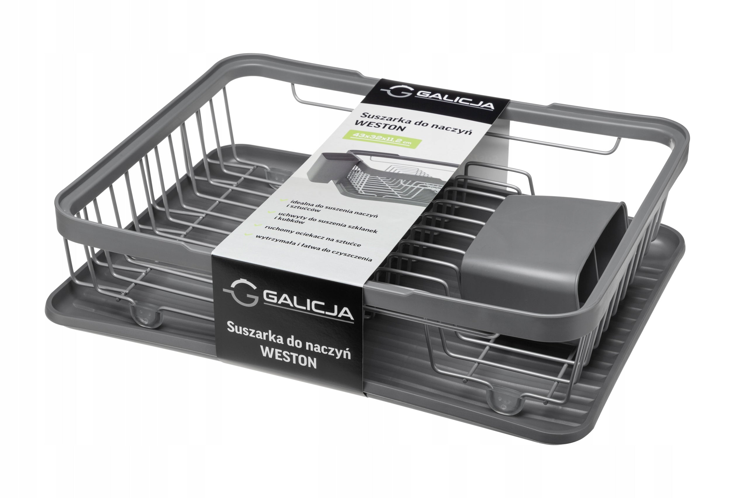 Dish dryer Weston art 35198 grey Galicja