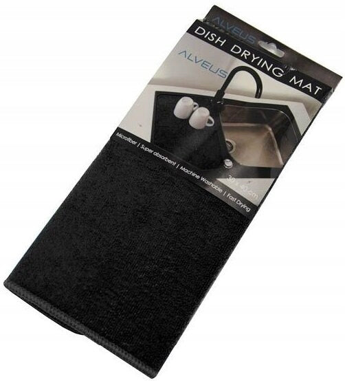 Dish drying mat ALVEUS 1131411 Black