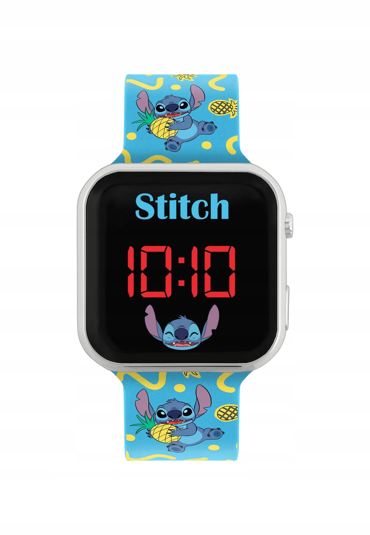 Disney Lilo & Stitch LED Watch, blue, blue, universal size. Packaging status original