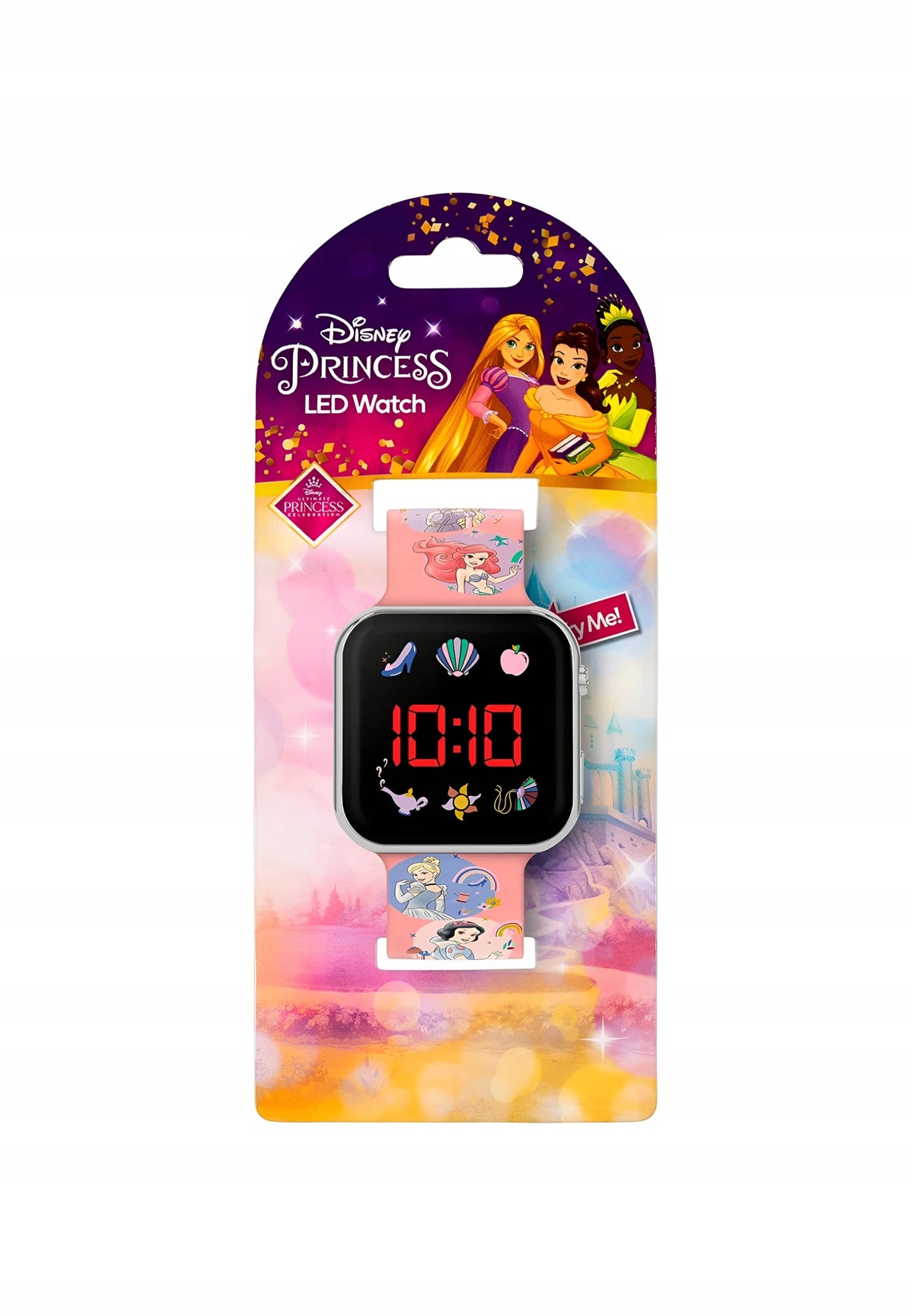 Disney Princess LED Watch, pink, pink, universal size. Brand Disney