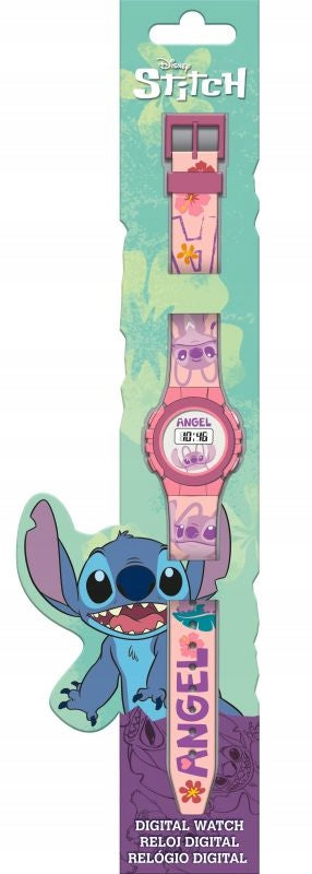 Disney Stitch Children's Digital Wristwatch Electronic for Baby Packaging status original