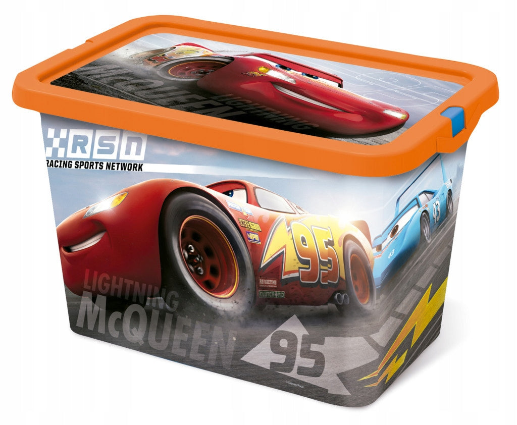 Disney Verdák Future Race műanyag tároló doboz 7 L