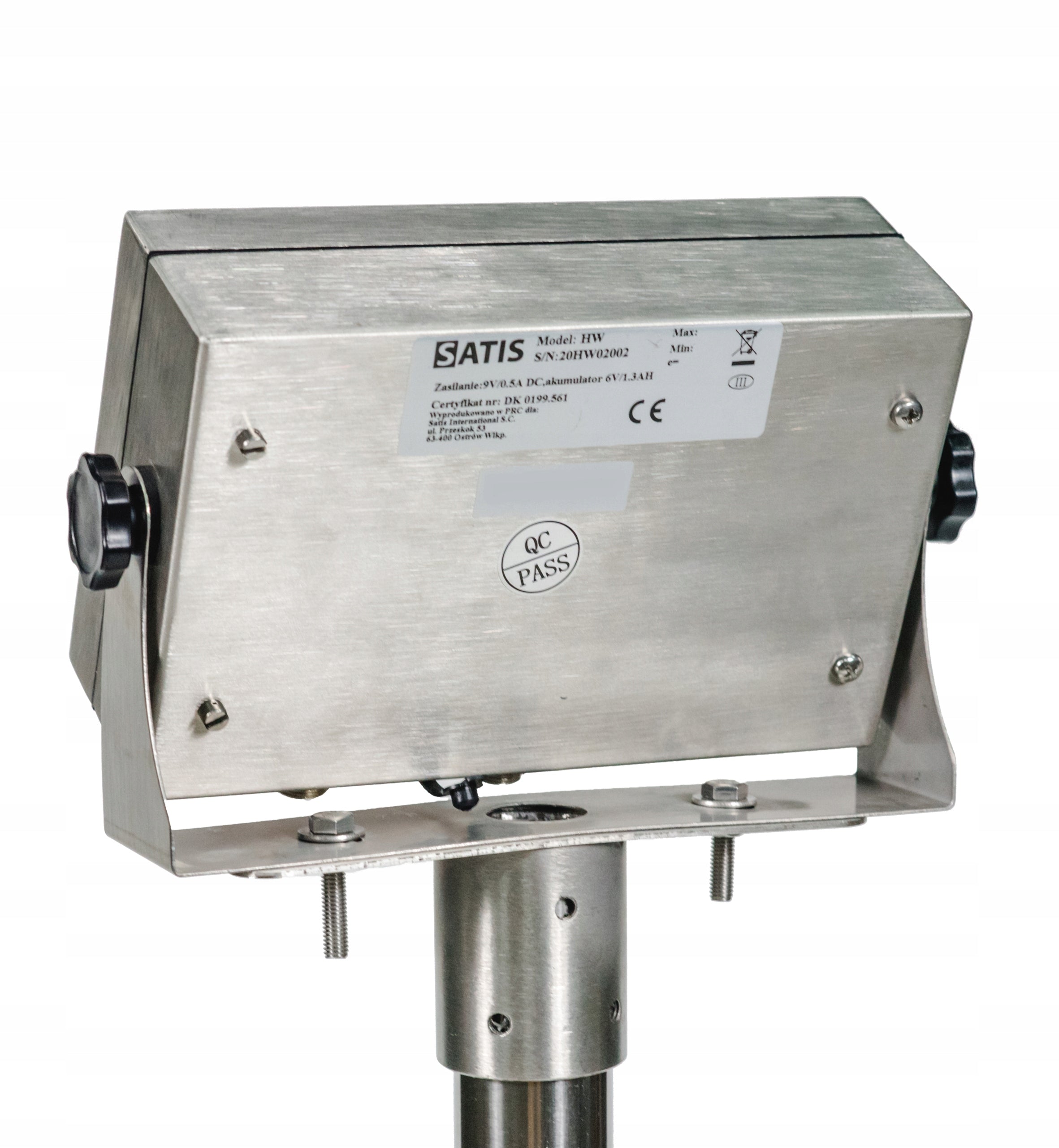 Display metal weight meter HW for scales universal weight meter Manufacturer code Wyświetlacz do wag, miernik metalowy HW