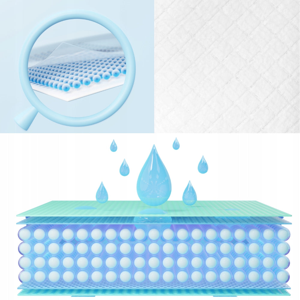 Disposable PRIMERS MEDIBED 100x225 STRONG THICK hygienic 2000ml 2x10pcs Packaging status original