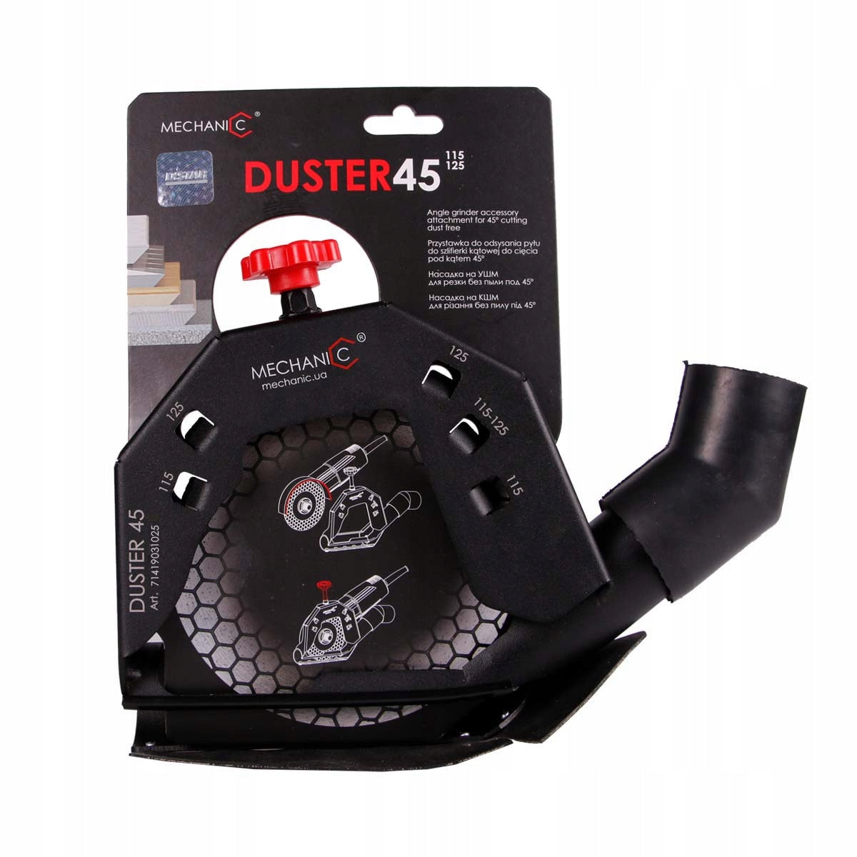 Distar MECHANIC Attachment for angle grinder DUSTER45 115-125 Manufacturer code 71419031025